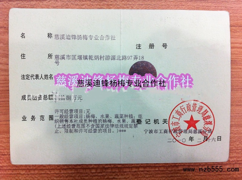 营业执照
