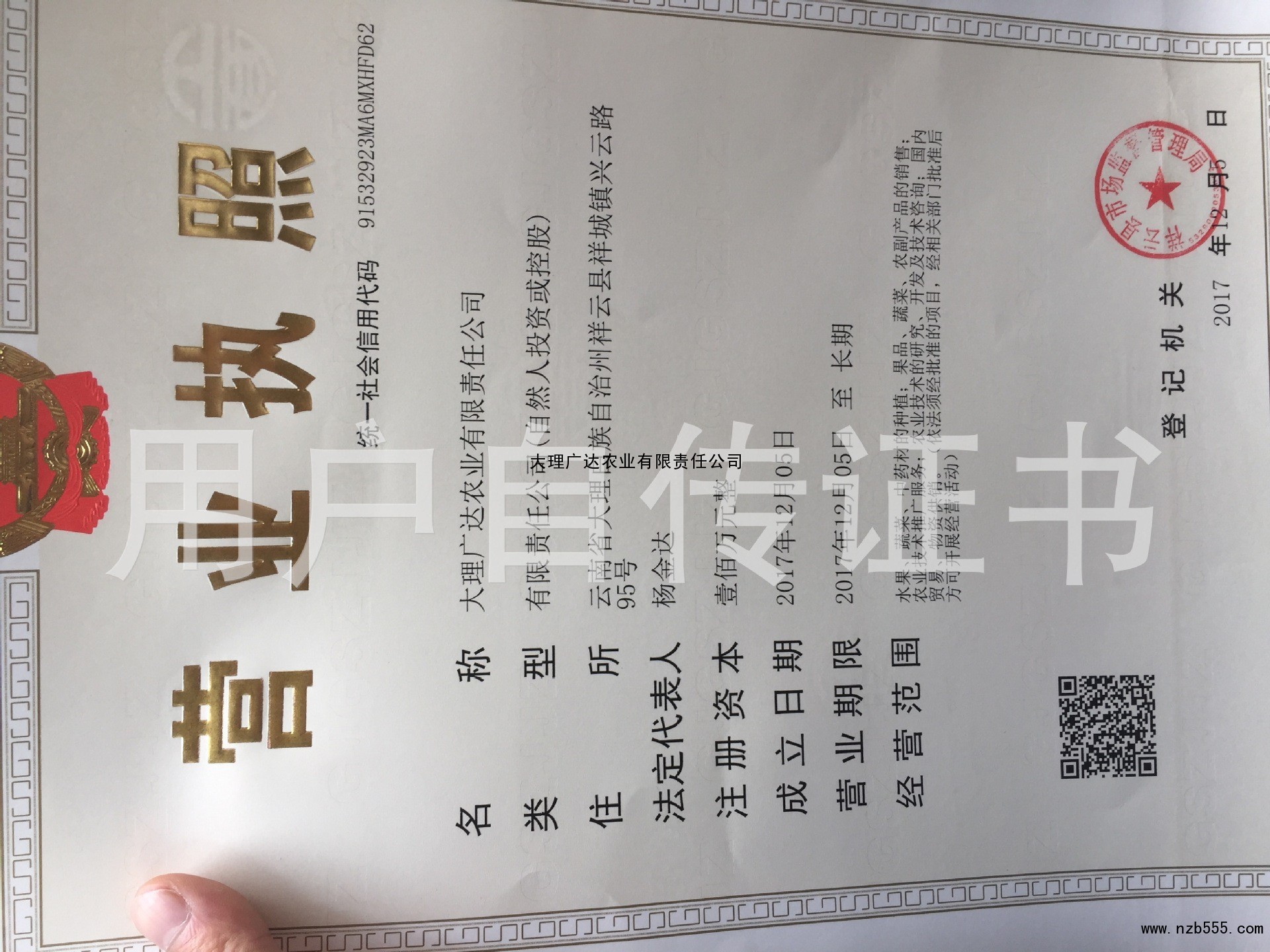 营业执照