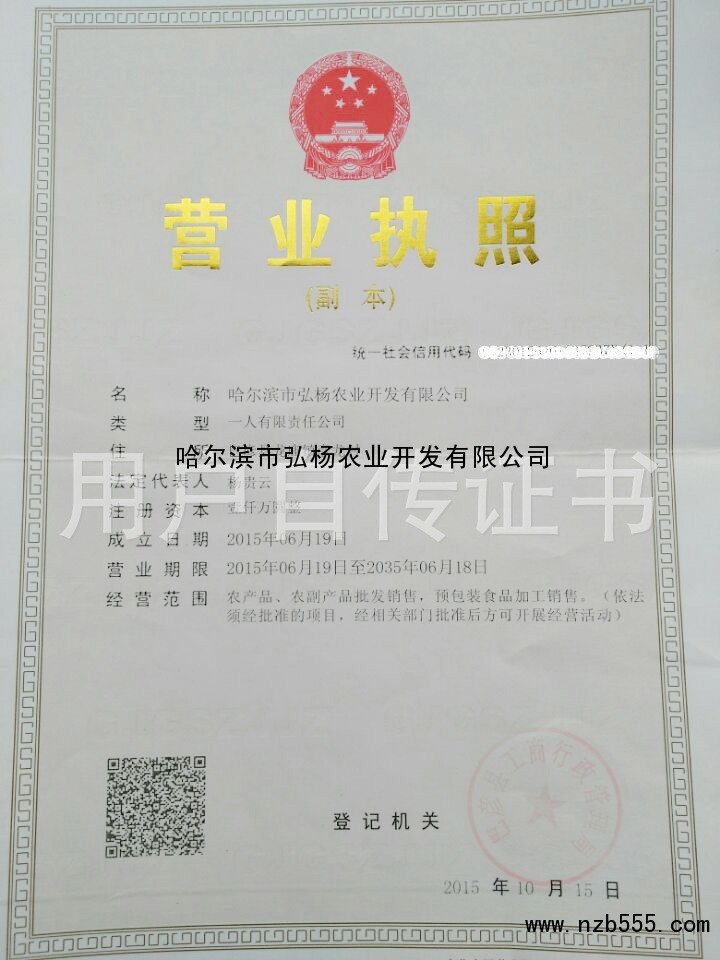营业执照
