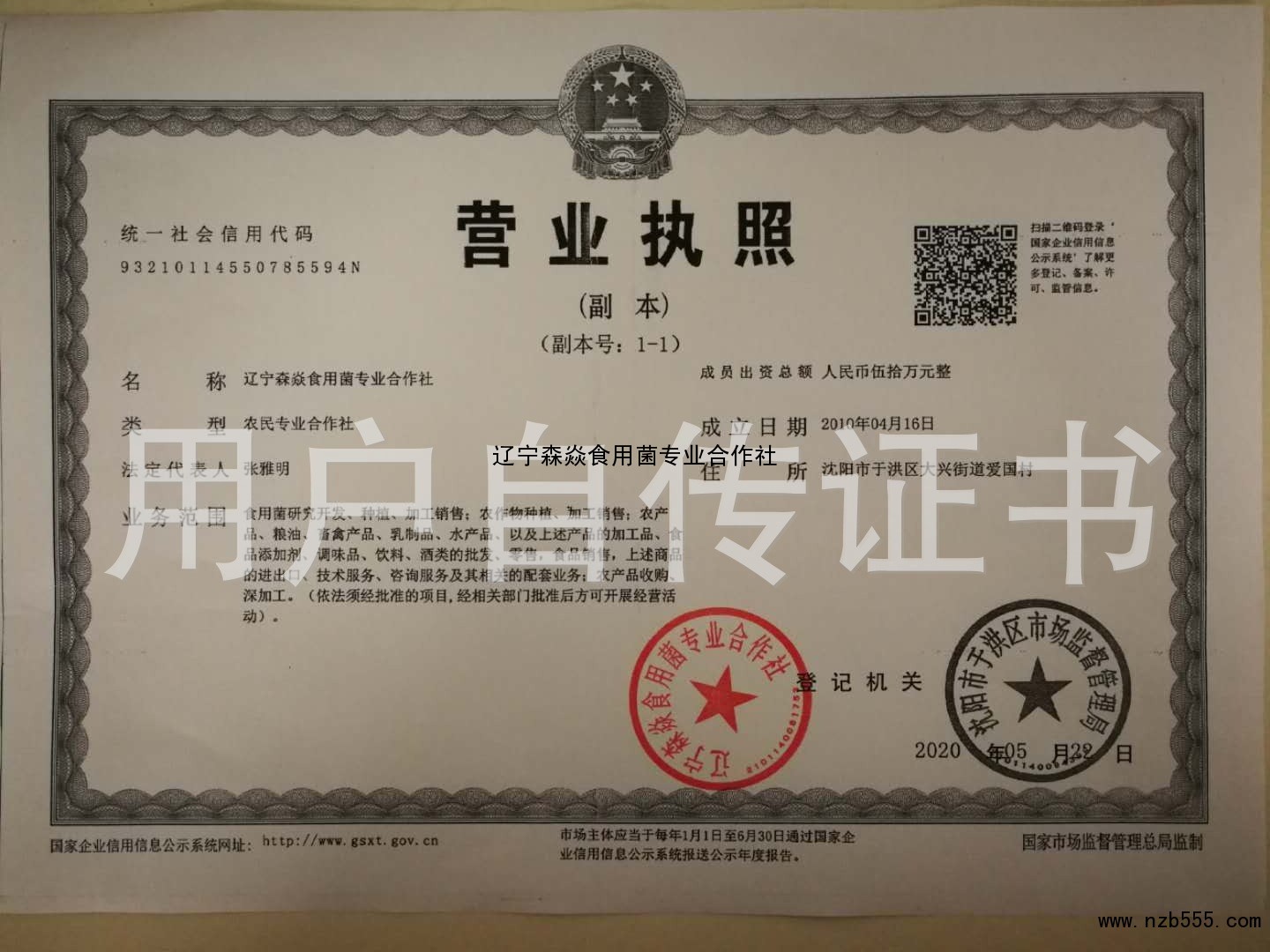 营业执照