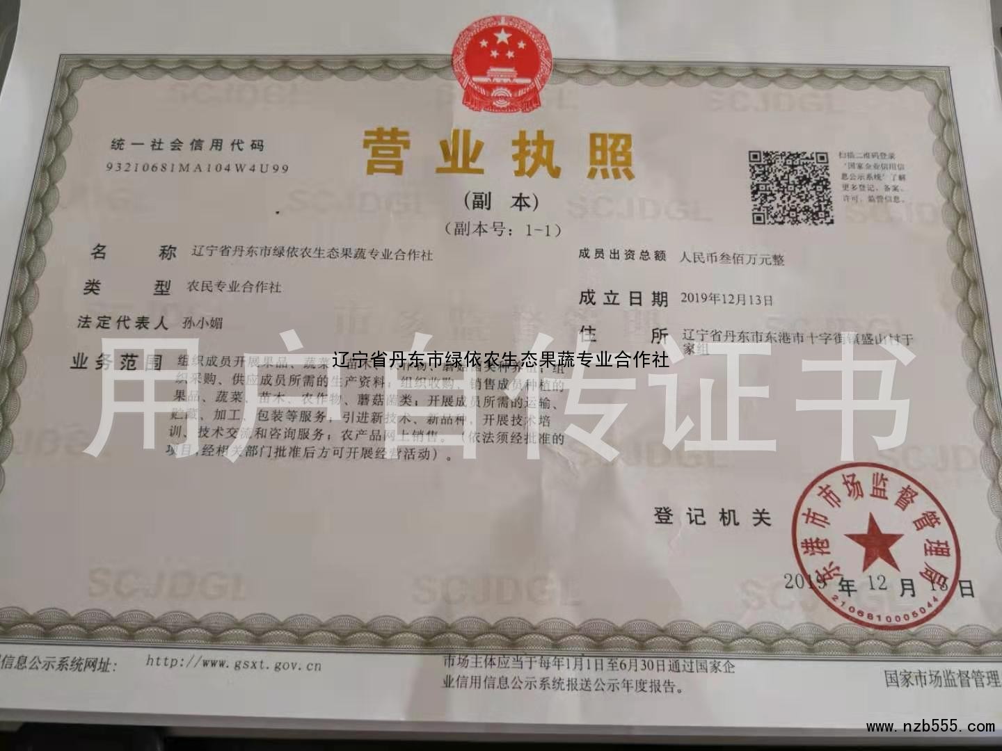 营业执照