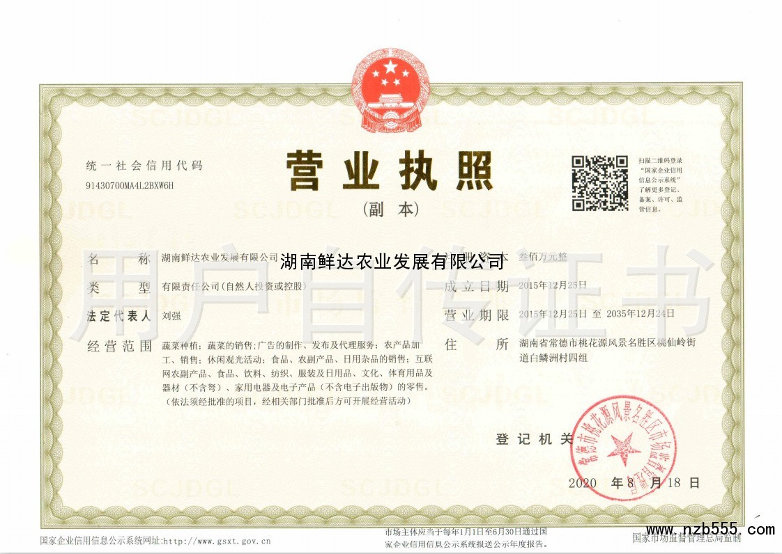营业执照