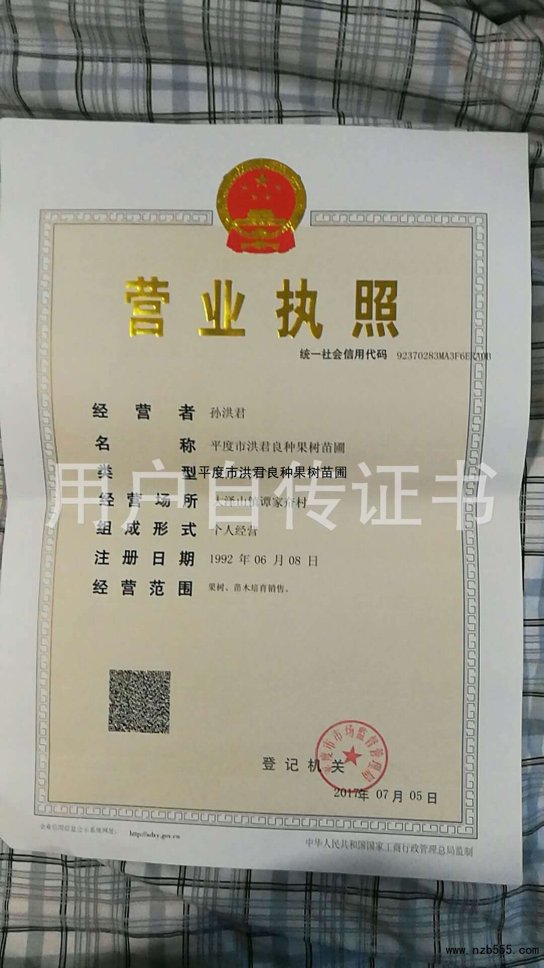 营业执照