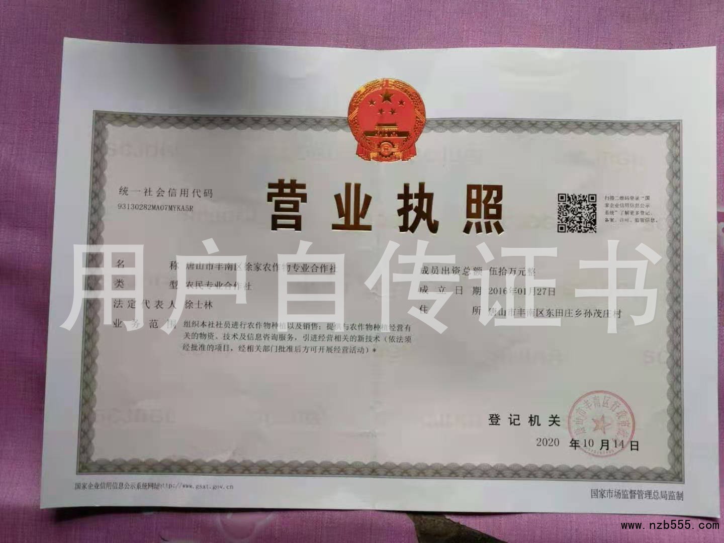 营业执照