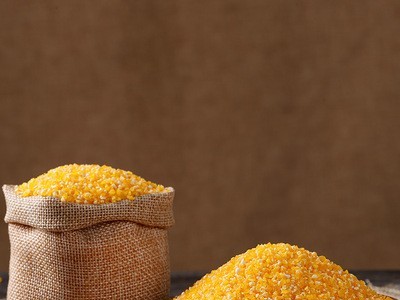 有机黄玉米碎碴子350g袋装厂家批发五谷杂粮农家自产细粒新玉米糁图1