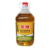 金健醇正菜籽油4.5L 食用油 物理压榨植物油优质菜油