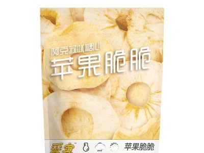 采实新疆阿克苏冰糖心苹果脆脆非油炸苹果片苹果干批发一件代发图1
