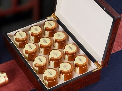 武夷厂家直供正山小种红茶茶叶礼盒批发定制独立小金罐装图1