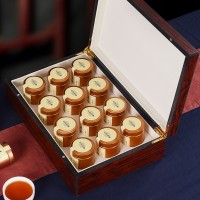 武夷厂家直供正山小种红茶茶叶礼盒批发定制独立小金罐装