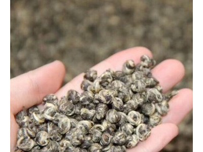 厂家批发2021新茶横县源头产地茉莉白龙珠绣球浓香型茶叶茉莉花茶图1