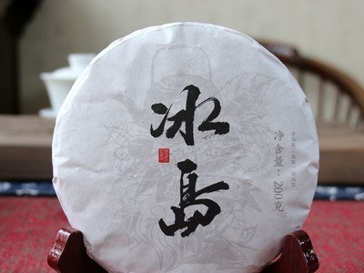 云南普洱茶冰岛生茶生饼200g生普小饼 每5饼扎笋壳淳顺茗茶2019年图1