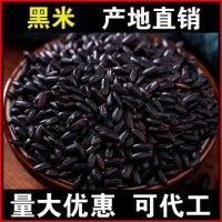 【厂家批发 加工定制】黑米黑香米黑大米粥原料五谷杂粮大量现货