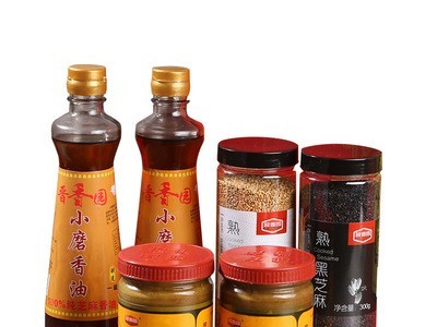 厂家批发小磨芝麻麻汁香油礼盒套装 凉皮拌菜家用芝麻酱厨房调料图1