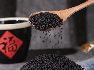 熟白芝麻 厂家供应 黑芝麻五谷杂粮磨粉干净即食免洗汤圆馅料凉菜图1