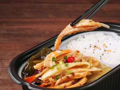 新疆特产椒口赞椒麻鸡火锅米饭椒麻味320g/盒青椒味330g/盒代发图1