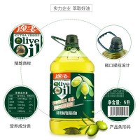 逸飞13%橄榄油食用油5L物理压榨大桶食用植物调和油炒菜油批发