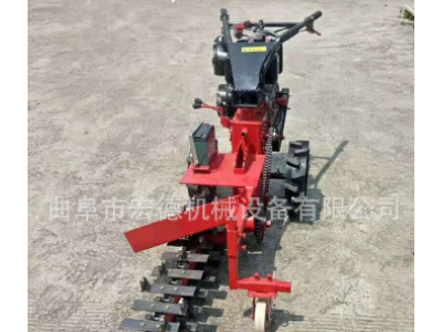 链条式开沟机 电缆线挖沟开沟机 履带式双链条式开沟机图1