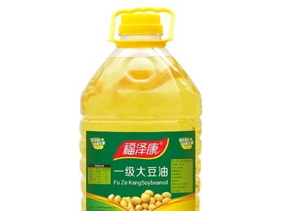 福泽康 厂家直销 10L一级成品大豆色拉油 不是转基因大豆油图1