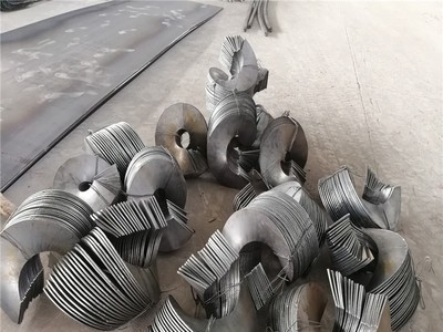 山东潍坊厂家专业生产单片等厚螺旋绞龙叶片，可加工4--40mm厚材图1