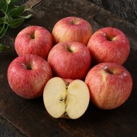 山东条纹红富士苹果5斤 当季新鲜水果香脆甜多汁 产地发货 非陕西