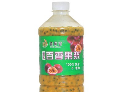 新鲜广西百香果原浆4斤冷冻果酱现挖果汁果肉奶茶店烘焙原料批发图1
