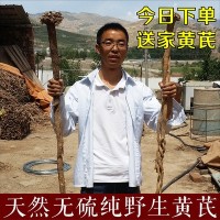 黄芪野生黄芪无硫自然采挖 甘肃黄芪片原产地 正北芪批发满5包邮