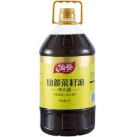 仙餐非转基因食用油四川醇菜籽油5l菜油食用油商用批发菜子油