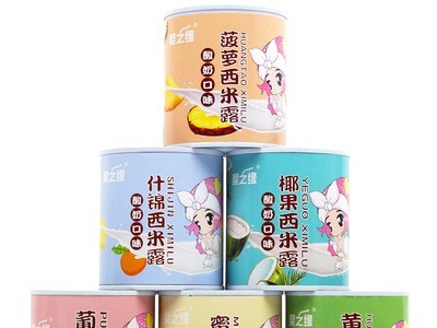 抖音直播款【网红酸奶西米露罐头】312g*6罐装图1