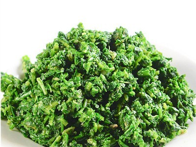 厂家直销菜老蔫速冻速冻野荠菜馅 散装冷冻荠菜 包子饺子料批发图1