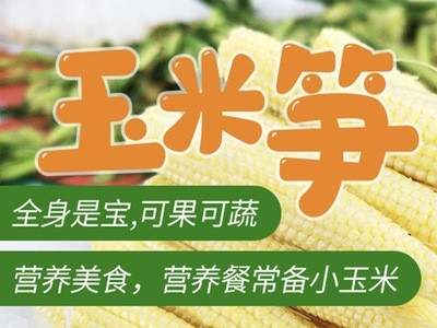 广西横县新鲜产地现摘玉米笋水果玉米迷你小玉米带皮去皮包邮代发图1