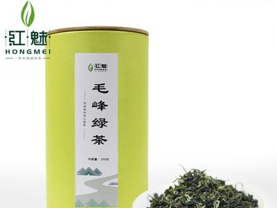 贵州锌硒绿茶高山云雾绿茶罐装茶叶一件代发毛峰散装批发OEM订制图1