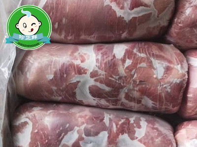 珍正鲜冷冻猪瘦肉二号精瘦肉去皮去骨前腿肌肉 一件50斤 冻品批发图1