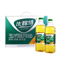 优稼得玉米油 非转基因玉米胚芽油礼盒 900mlX5 厂家批发特产