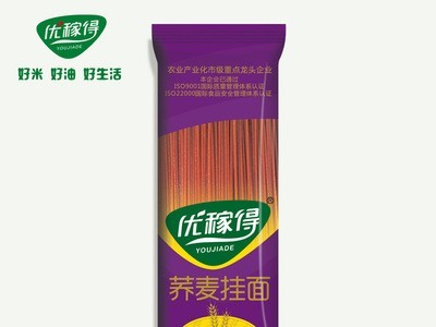 优稼得杂粮挂面 荞麦挂面250g厂家批发零售图1