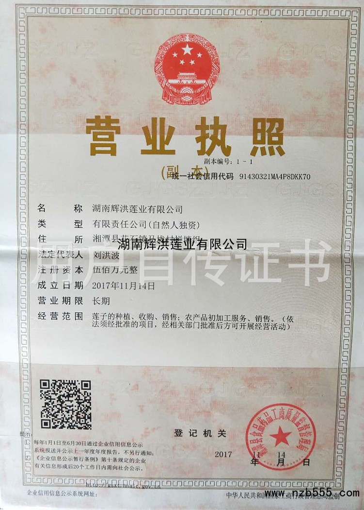 营业执照