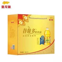 金龙鱼食用油双一万谷维多稻米油1.8L*2礼盒装