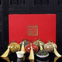 红茶礼盒装正山小种茶叶浓香型陶瓷罐装武夷山端午节送礼佳品