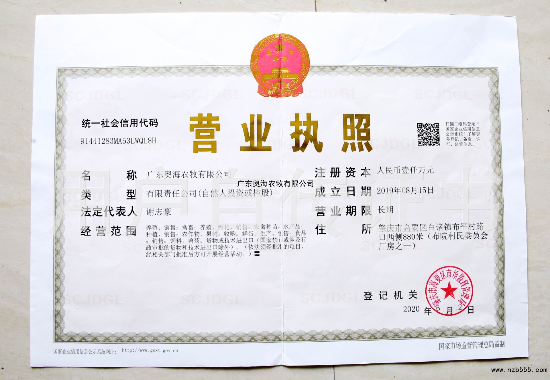 营业执照