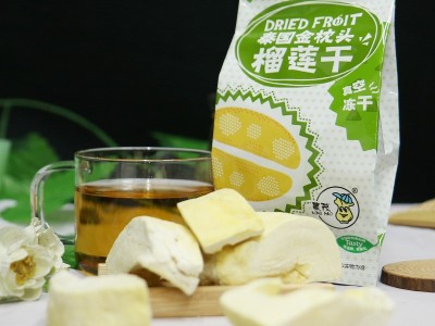 【农茂】冻干水果制品厂家批发 休闲零食1400克整箱金枕头榴莲干图3