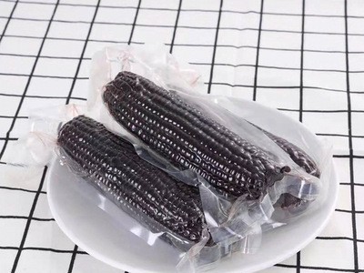早餐黑玉米真空袋装代餐非转基因黑苞米家用粘糯新鲜五谷黑苞米棒图4