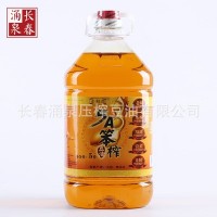 食用油笨榨豆油三级5L物理压榨大豆油桶装植物油批发