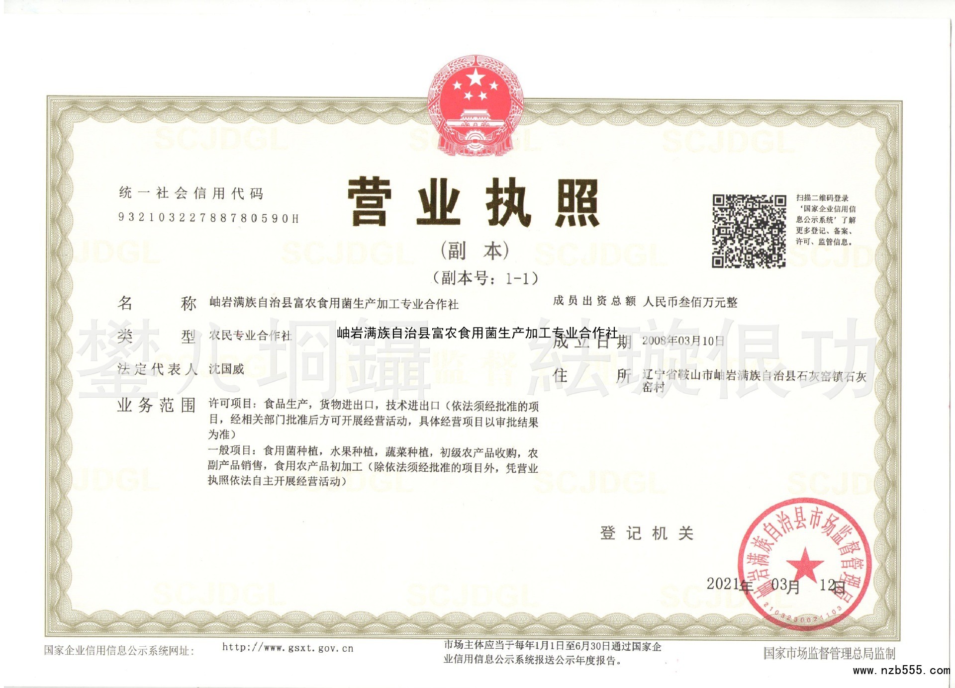 营业执照