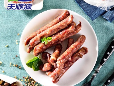 天顺源牛肉香槟肠160g哈尔滨红肠肉肠东北特产批发货源充足图3