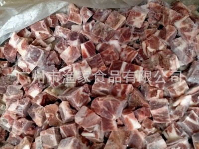 冷冻排骨粒 18斤/箱 冻猪排骨块 猪排粒 切好猪肋排和带肉的骨图4