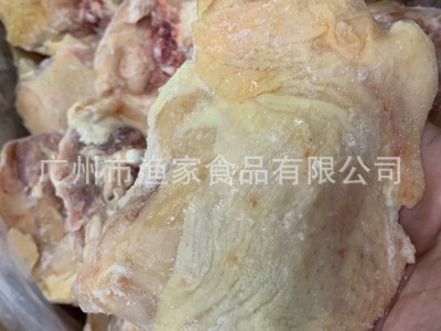 冷冻带骨上腿肉 20斤/箱 广州批发鸡上腿肉块 单冻鸡腿肉 黄焖鸡图2