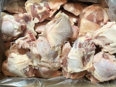 冷冻带骨上腿肉 20斤/箱 广州批发鸡上腿肉块 单冻鸡腿肉 黄焖鸡图4