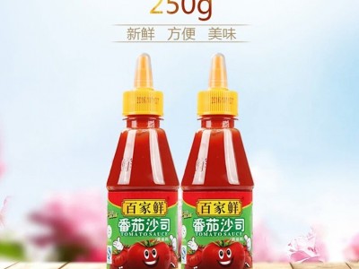 百家鲜番茄沙司250g 番茄酱寿司小包意大利面酱图5