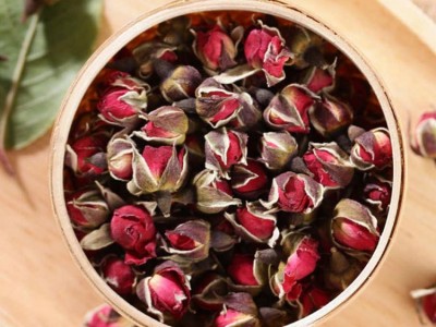 金边玫瑰花茶 玫瑰花蕾 玫瑰花冠 五谷磨坊磨粉原料批发图3