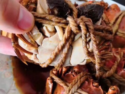 花雕熟醉蟹即食装花雕蟹大闸蟹 熟食胖蟹黄酱海鲜花雕蟹图5