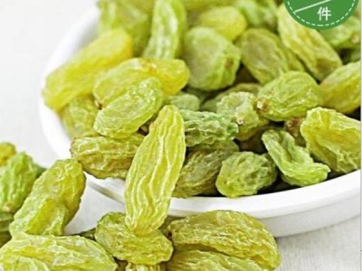 新疆特产提子干全绿葡萄干黑加仑干盐津提子吐鲁番提子干批发20斤图2